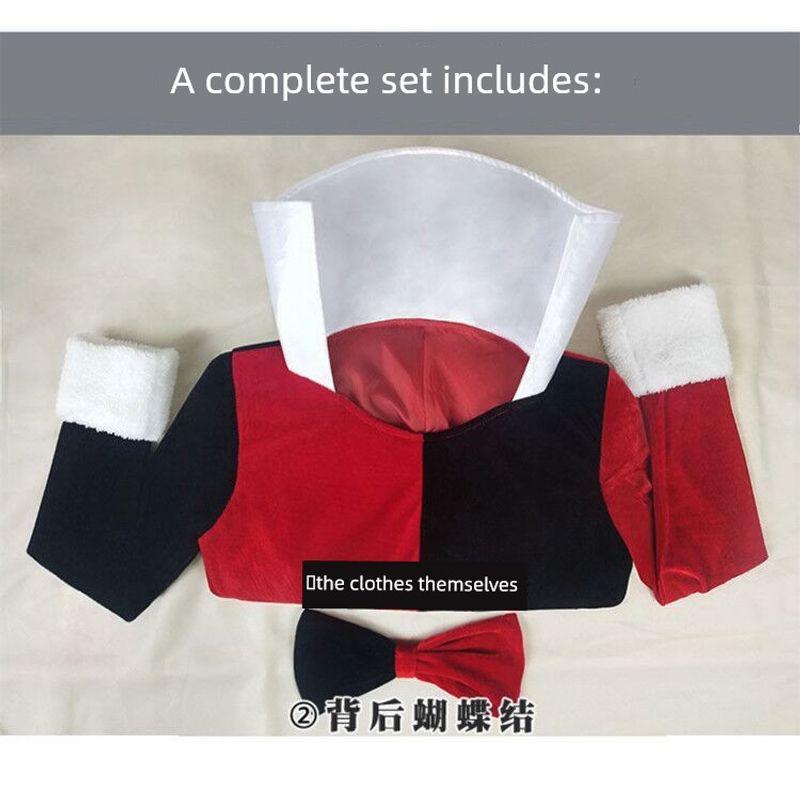 Queen of Hearts Cosplay Costume Alice In Wonderland Red Queen European-Style Dress