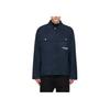 Stone Island Solid Color Polo Collar Long Sleeve Shirt Men shirts Blue 7915109X4-V0020