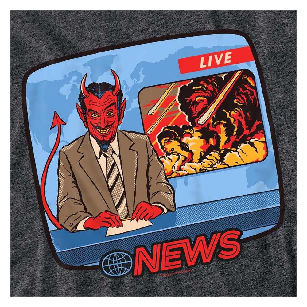 Steven Rhodes Unisex Adult Breaking News T-Shirt
