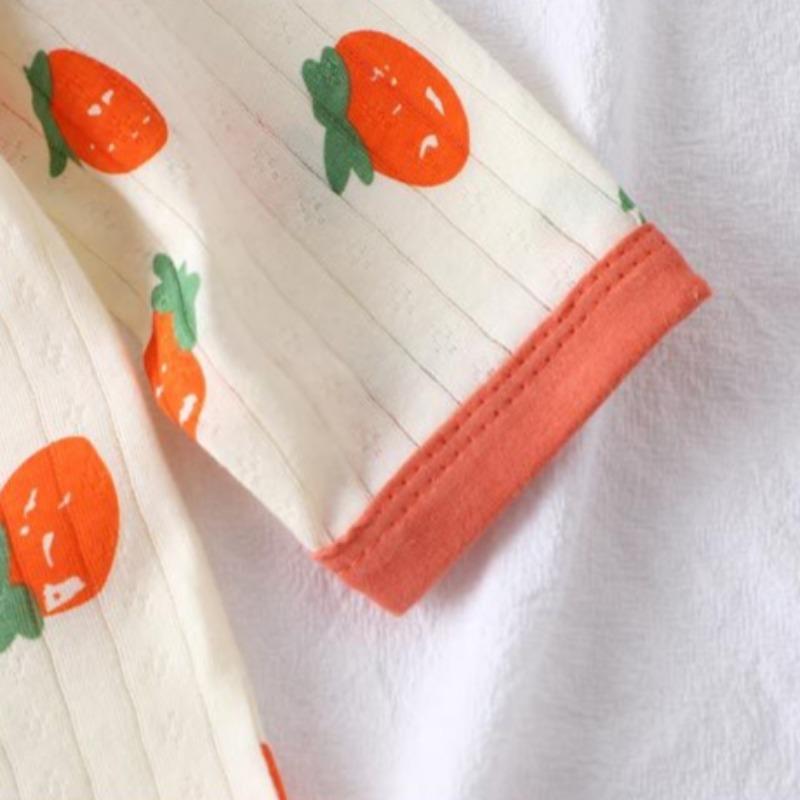 Sets für Kinder Loungewear Langärmliger Pyjama für Kinder Niedliches Design Leichtes und bequemes Nachtwäsche-Outfit aus Stoff