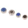 2 Piece Silver Color Steel Watch Crown 4.5Mm-7Mm Head Diameter With Flat Tube For Watches Repair L4429