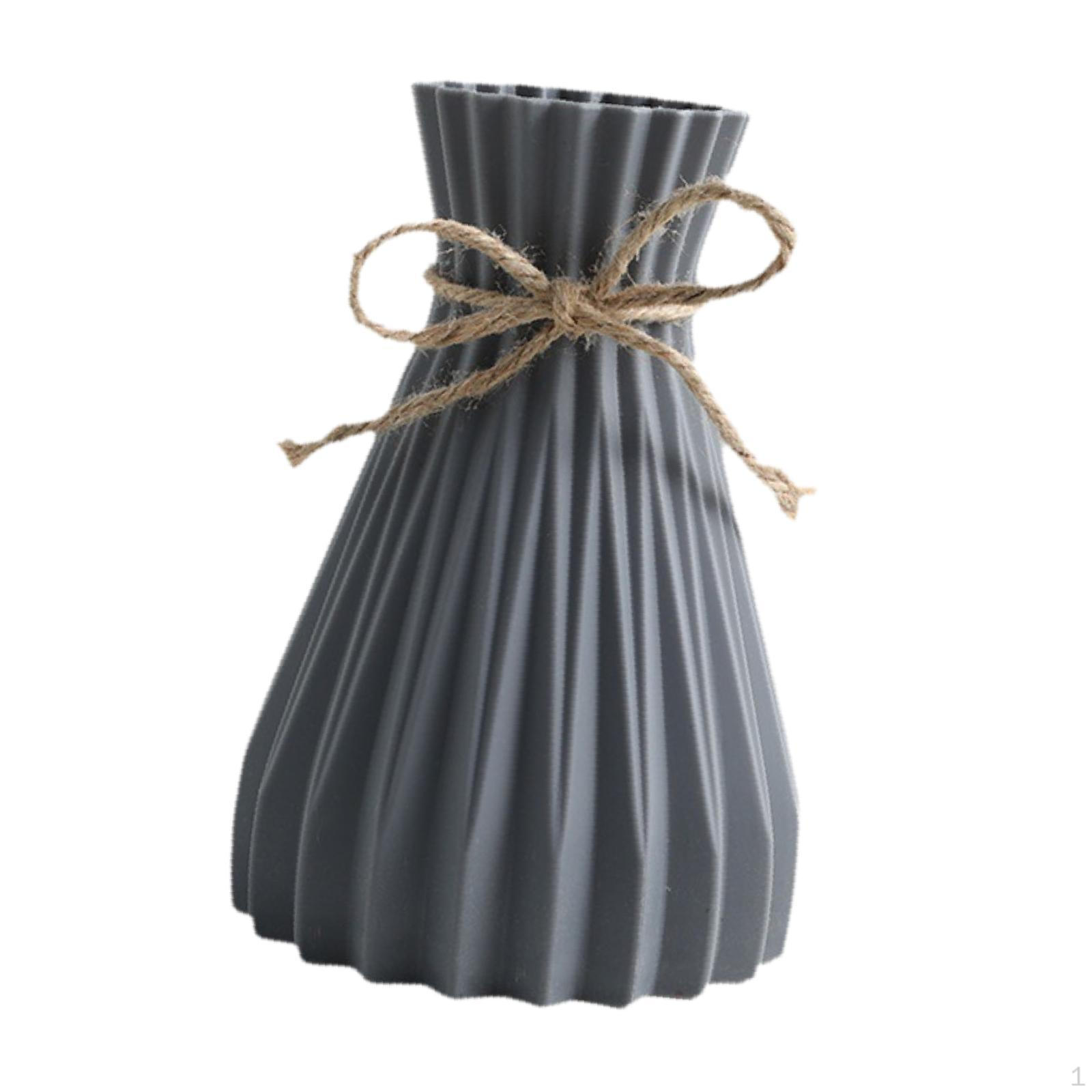 

Элегантная цветочная ваза в европейском стиле для домашнего декора серый