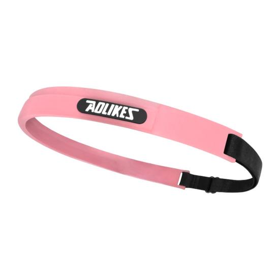 Sportowa opaska na głowę dla mężczyzn i kobiet, cienka, elastyczna, do ćwiczeń, z regulowaną klamrą, do biegania, do piłki nożnej