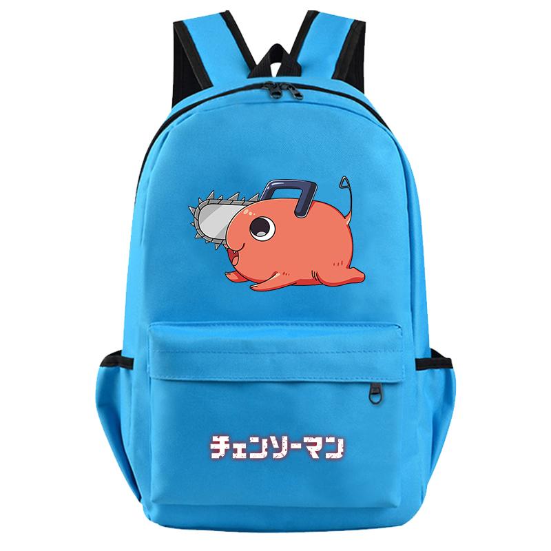 Anime Chainsaw Man Rucksack für Jungen Mädchen Hildren Zurück zur Schule Schultasche Student Kawaii Rucksack Luffy Nami Lysop Leichte Taschen