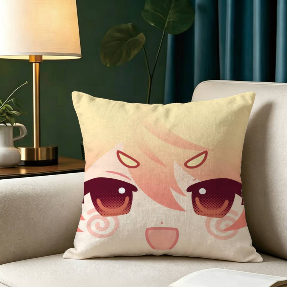 T-Tenma T-Tsukasa Square Double-Sided printed Pillow Case Bedroom Bedside Pillow Sofa Cushion Cover