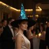 Unique Costume Witch Hat Reversible Sequin Hat, Sparkly Glitter Large Wizard Color Changing Party Halloween for Cosplay, Masquerade Eye Catching
