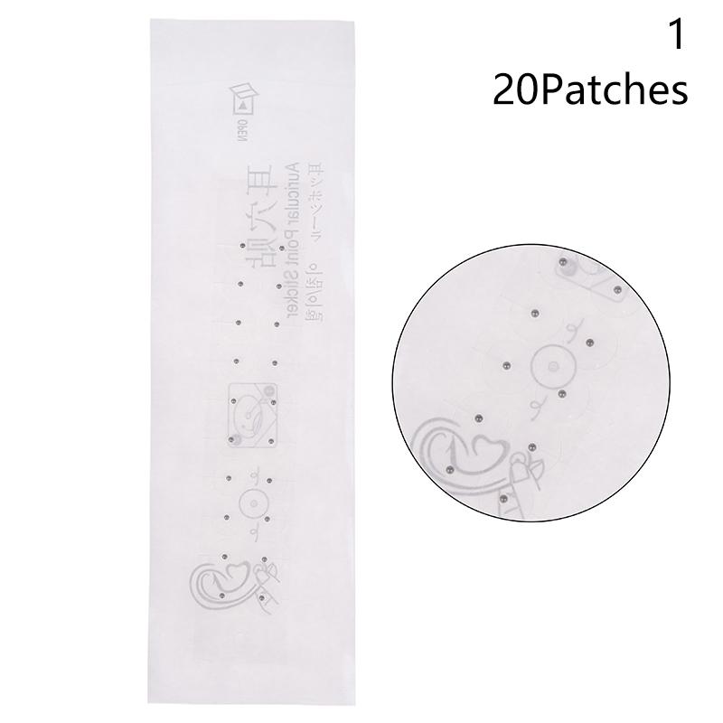 

20/100/200 Patches Ear Seed Acupuncture Auricular Disposable Ear Stickers Massage Therapy Needle Patch Auricular Auriculotherapy