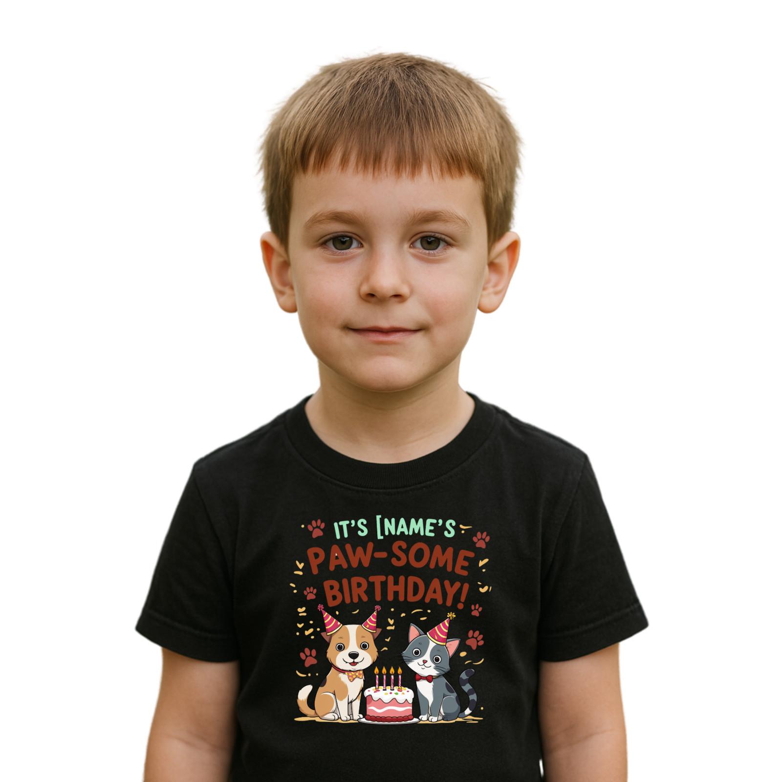 Custom Name Birthday T-Shirt Mens Womens Tees Top for – Party Shirt Gift ,Add Your Child’s Name S