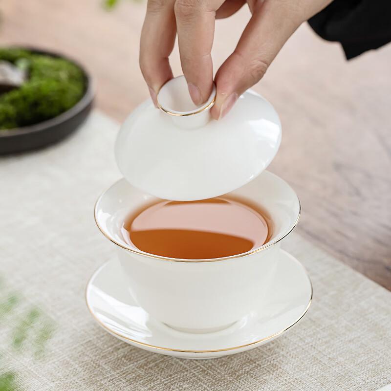 Dehua White Porcelain Kung Fu Tea Gaiwan