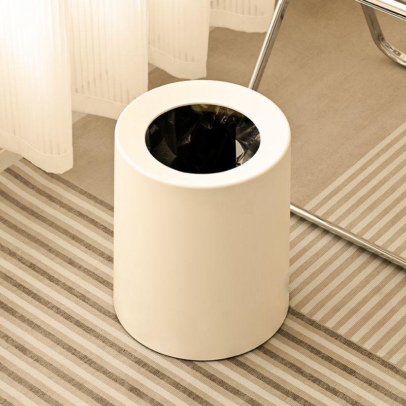 Elegant Lidless Trash Can with Pressure Ring for Home Use - Free Shipping