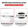8Pcs Car Door Sticker Auto Handle Anti Scratch Protection Film Car Styling For Lexus CT ES LS GS IS HS NX RX UX GX LX RC RCF SC LFA LF-C2 LF-FC LF-LC