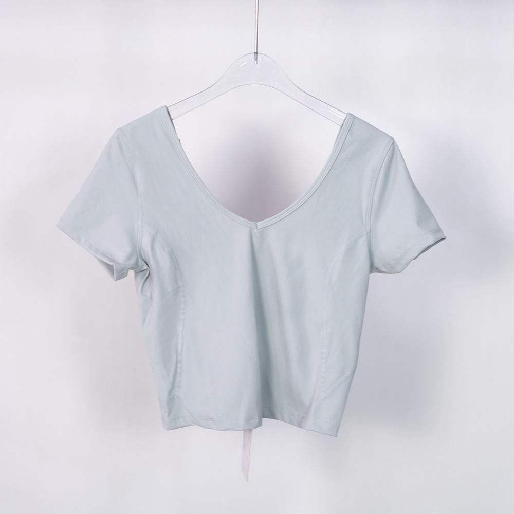 

Летний легкий жилет для йоги: Футболка с коротким рукавом и низкой талией для повседневных занятий спортом и фитнесом Size 10 (130~140 Jin)