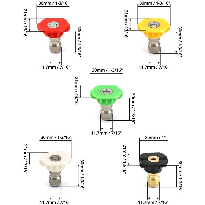 1/4" To Spray Gun Wand Lance Pressure Washer Quick Connector Bayonet Adapter 1/4" Quick Disconnect Release Fitting for Karcher