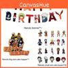 Anime Naruto Themed Birthday Party Ballon Banner Cake Topper Party Decoration