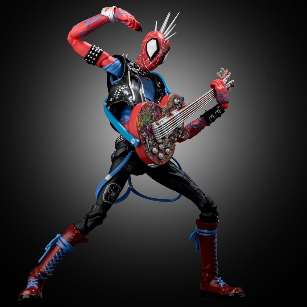 Across the SV Action Approximately 180mm PVC ABS Painted Action Figure Spider-Man Spider-Verse Spider-Punk, &