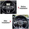 A1-2026 Hot VOLKSWAGEN Steering Wheel Paddle Shift For Volkswagen VW Golf 7 Rline 7.5 GTI Tiguan Sciricco Touran X Sagitar POLO MK7