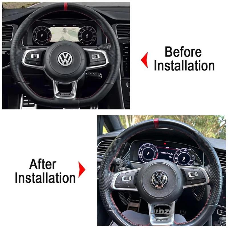 A1-2026 Hot VOLKSWAGEN Steering Wheel Paddle Shift For Volkswagen VW Golf 7 Rline 7.5 GTI Tiguan Sciricco Touran X Sagitar POLO MK7