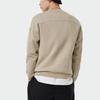 Li Ning BADFIVE Sweatshirts Men's Medium Khaki Crew Neck Moderate Regular AWDQ751-1