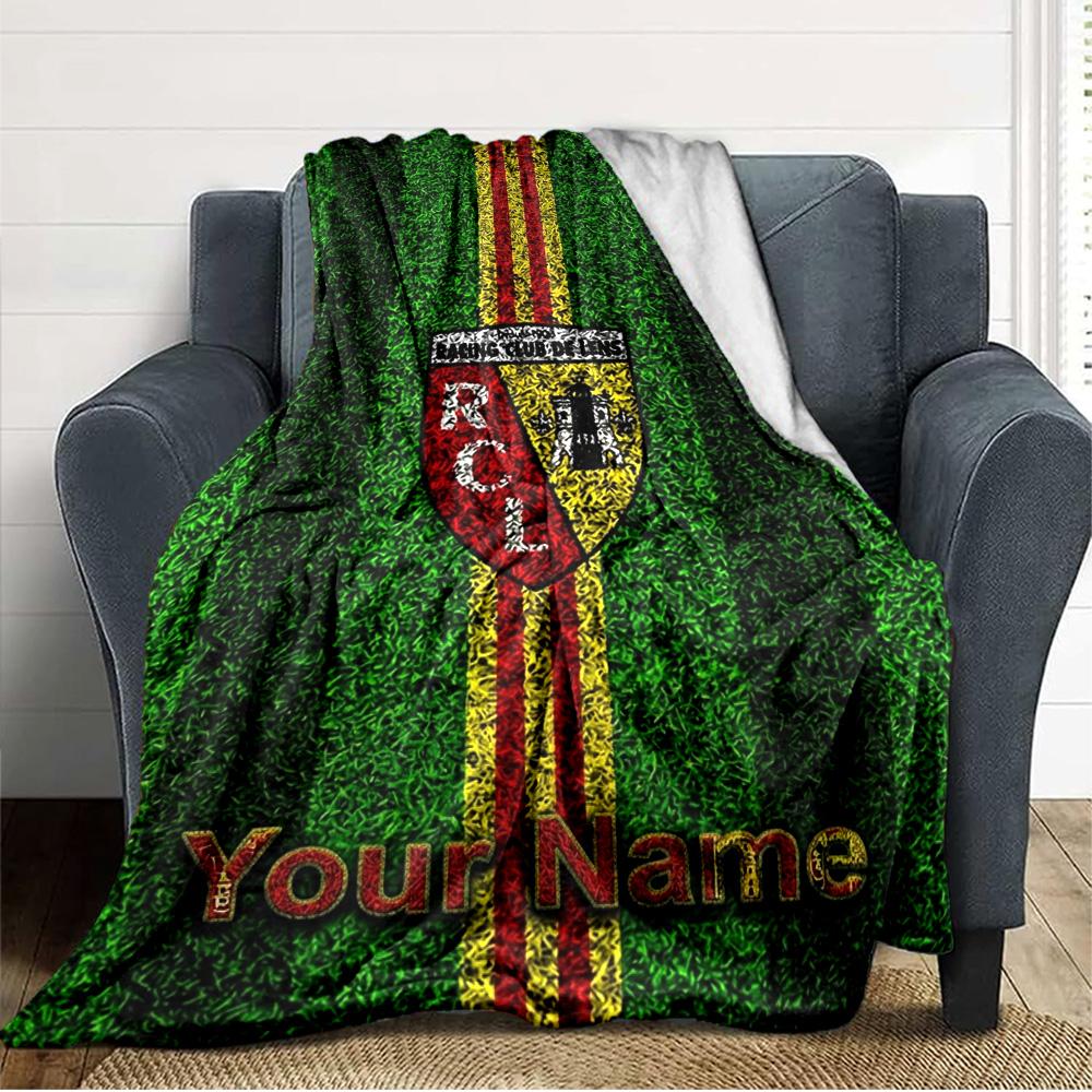 Name Custom RC Lens Print Flannel Blanket High Quality Warm Comfortable Cover for All Seasons Perfect for Gifts Home Decor