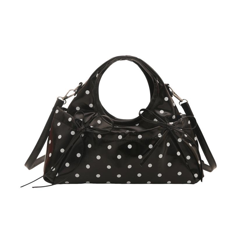 Gepunktete Schleife Crossbody-Handtasche - Damen 2026 Frühling/Sommer Mode Umhängetasche
