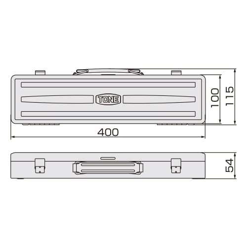 TONE Tool Case MCT2 Silver
