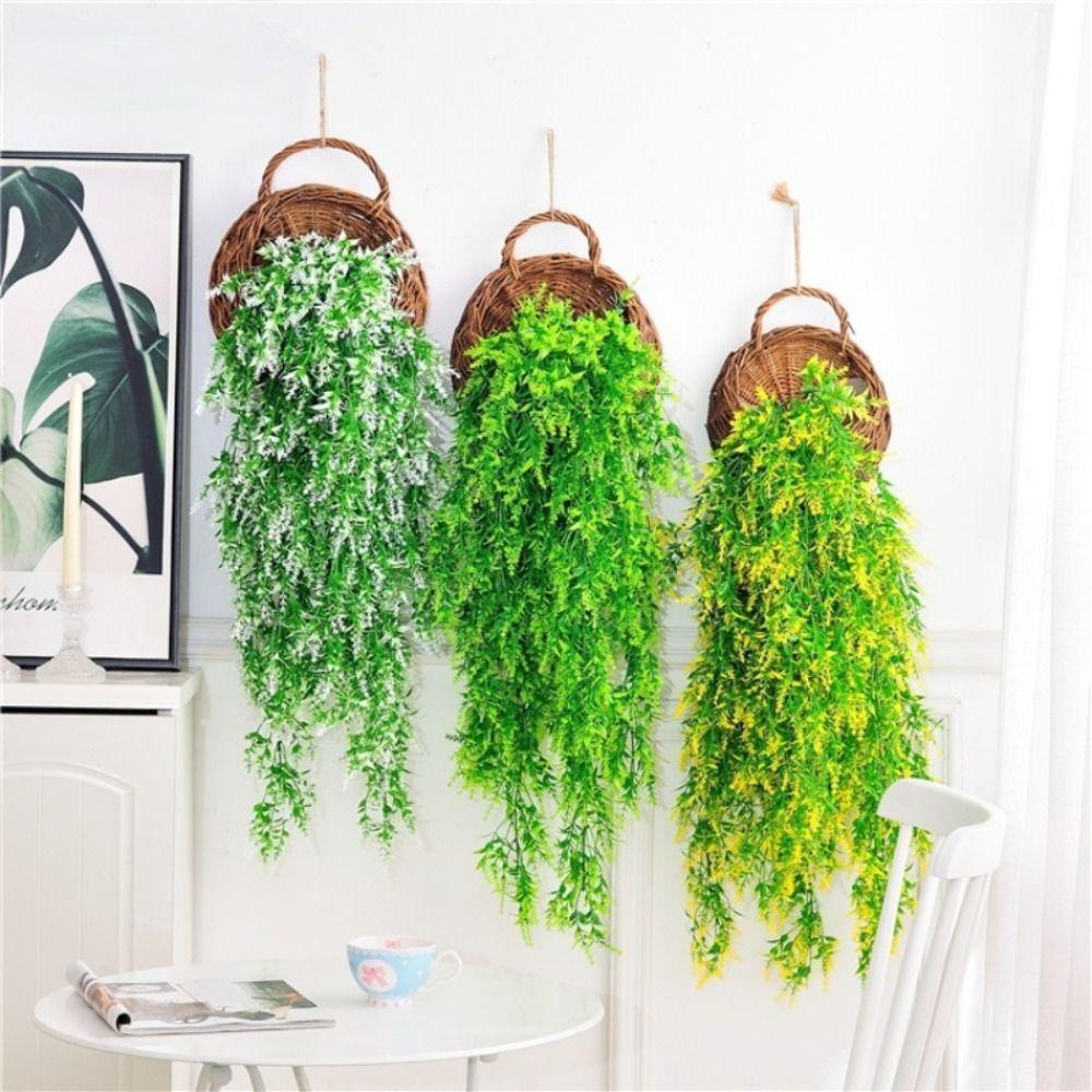 

Outdoor Wedding Wall Hanging Bar Decor Plant Willow Rattan Artificial Flowers Flower Rattan Garland