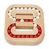Planar Ball Wooden Toy Intelligence Lock Unlock Planar Ball Game Maze for Adult Kids Science