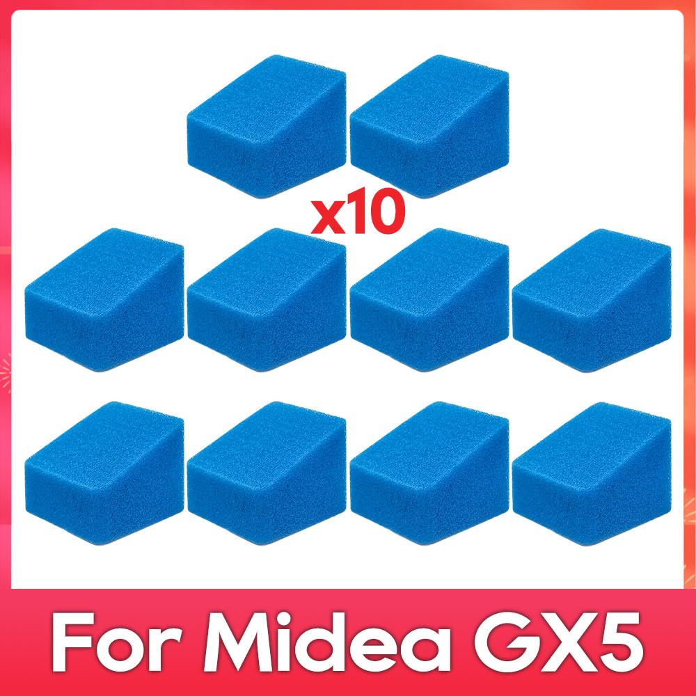 Compatible For ( Midea GX5 ) Robot Vacuum Cleaner Accessories Parts Replacement Kit Roller Soft Brush Filter