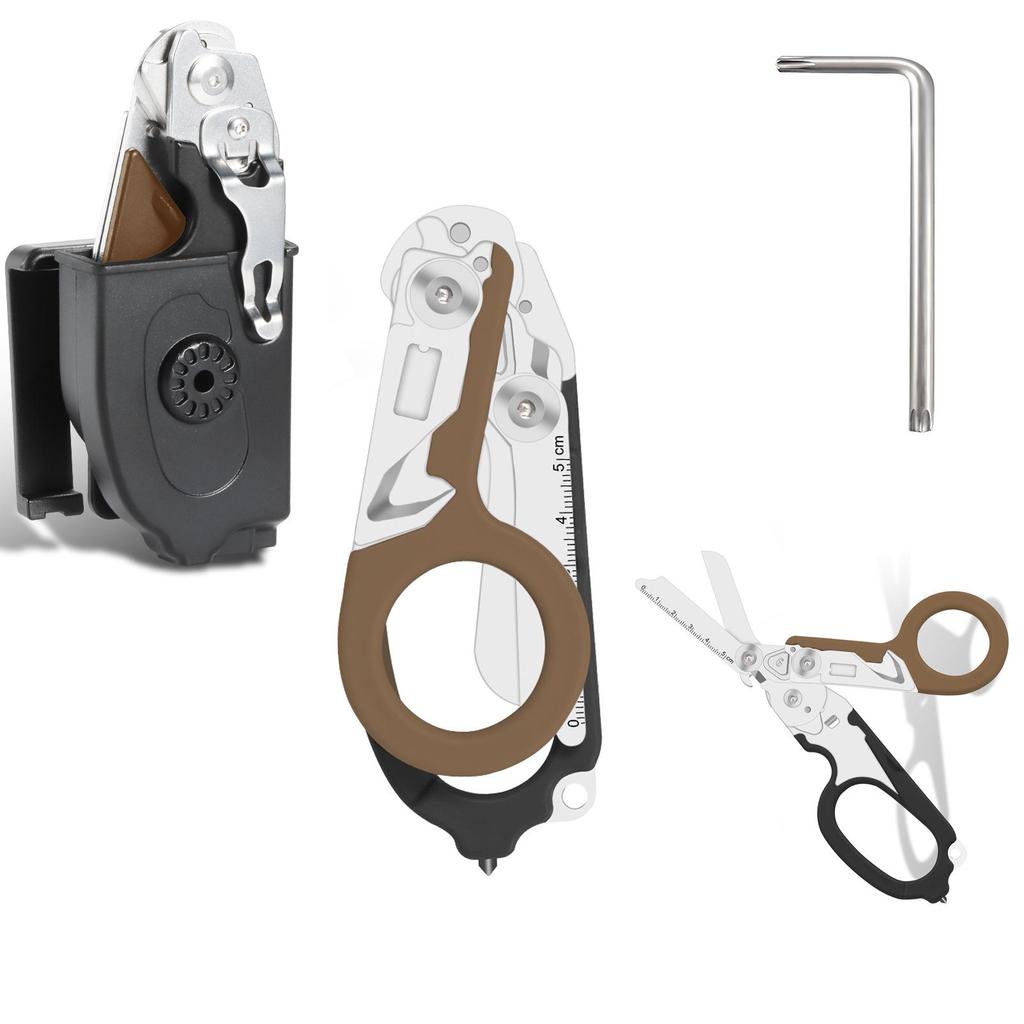 Leatherman Raptor Tactical Scissors and Pliers with K Sheath, Black/Yellow.