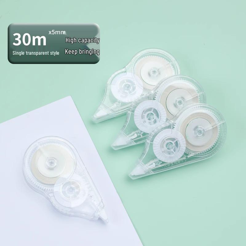 Silent Correction Tape Value Pack for Students - Large Capacity, Ideal for Junior and High School Use
