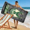 Name Custom Milwaukee Bucks Print Beach Towel, Large Soft Quick Dry Towel for Beach Camping Swimming