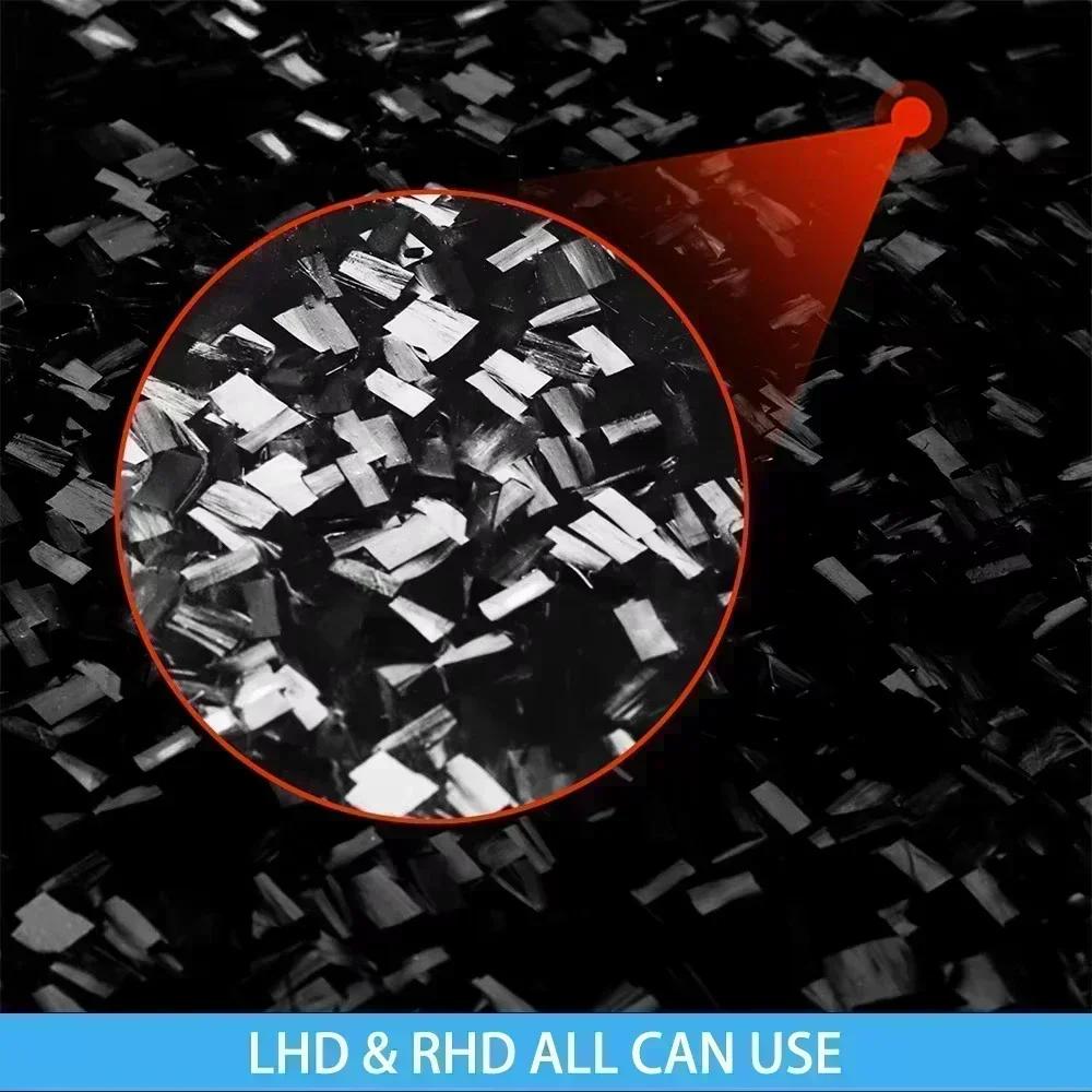 Carbon Fiber Door Handle Decorative Cover Sticker Car Accessories Interior Trim For Mercedes Benz Maybach S-Class W223 -2024