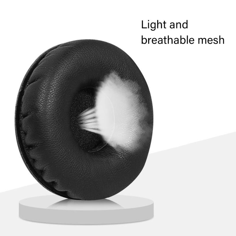 1Pair Ear Pad Replacement Protein Leather Earpads Ear Cushions Sponges Cover Earmuffs for T51P DT1350 T51 T51I T50P DTX350p Headphones