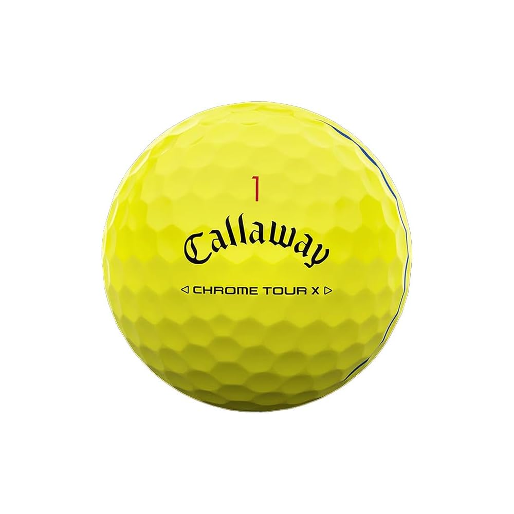 Callaway Chrome Tour X Triple Track Golf Balls Yellow 3-Pack