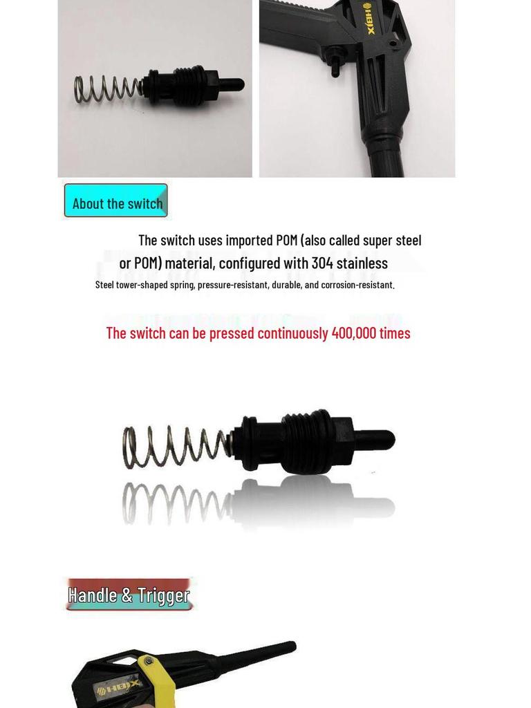 Hurricane High-Pressure Tornado Air Gun: Powerful, Durable, Water-Blowing Blow Gun