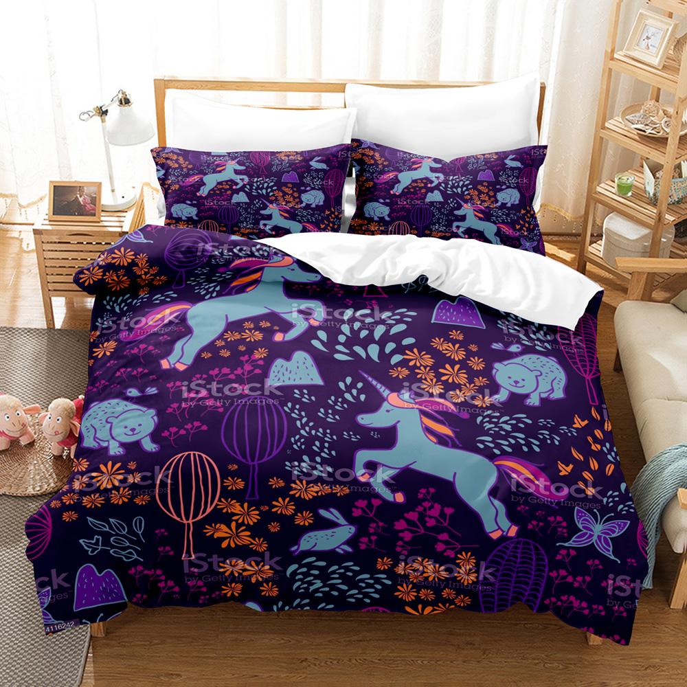 3D Printed Bohemia Art Design Bedding Set Down Quilt Cover With Pillowcase Double SIngle King