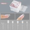 1Box/100pcs Matte Fake Nails NO Polishing Press On False Nails Medium Short Design High Matt Soft Gel Nail Tips for Extension
