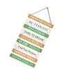 Inspirational Wooden Sign Motivational Wood Wall Art Uplifting Sayings for Home Office and Classroom Decoration
