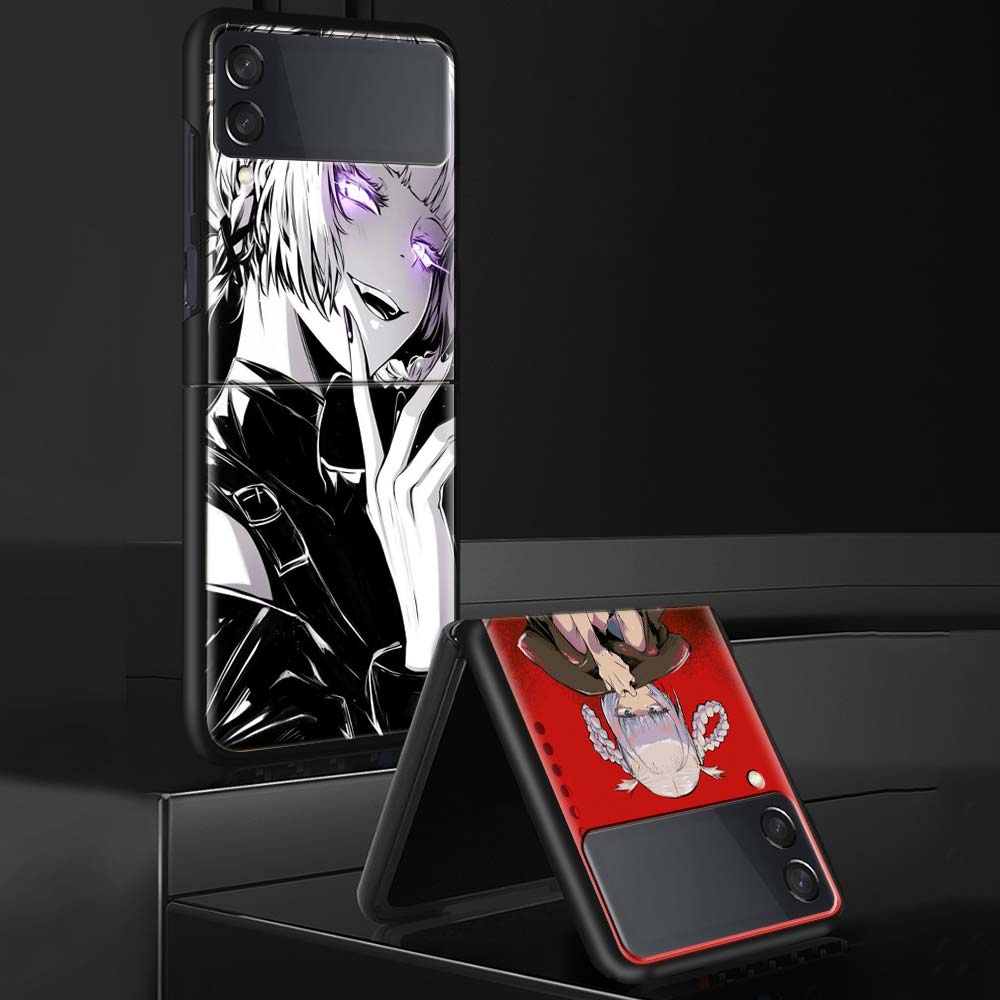 Nazuna Nanakusa Anime Phone Case For Samsung Galaxy Z Flip 7 6 5 4 3 5G Shockproof Cover Z Flip7 Flip6 ZFlip5 Flip3 Flip4 Luxury