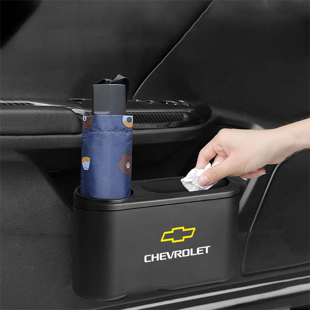 Car Trash Can Side Door Drink Holder Seat Back Hanging Trash Storage Bin For Chevrolet Cruze Lacetti Sonic Spark Sail 3 Captiva LZ3