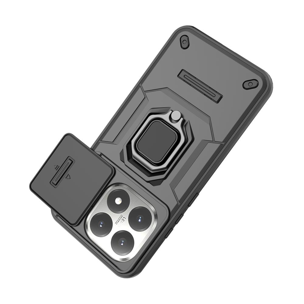 For Xiaomi 15T 5G Case Slide Camera Lens Protector Armor Case For Mi 15T 15 T Mi15T Car Magnetic Ring Holder Phone Cover
