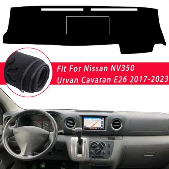 DashMat Cover Dashboard Non-slip For Nissan NV350 Urvan Cavaran E26 2017-23