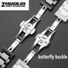 High Quality Ceramic Watchband for GC Watches Band Notched Ceramic Bracelet Fashion