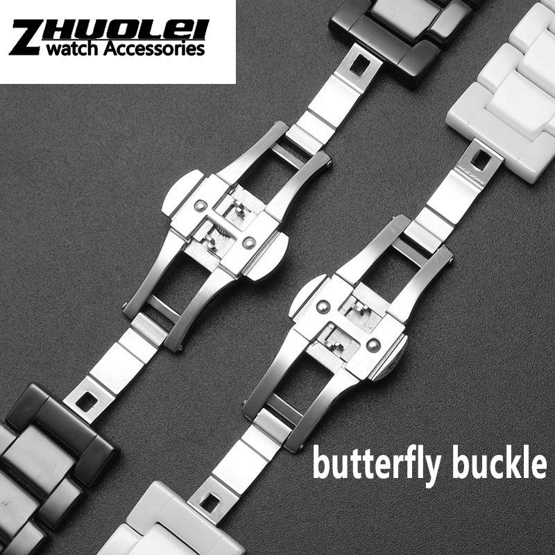 High Quality Ceramic Watchband for GC Watches Band Notched Ceramic Bracelet Fashion