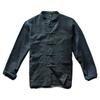 Herren Retro Leinenhemdjacke mit chinesischen Knöpfen – Große Größe für Frühling und Herbst