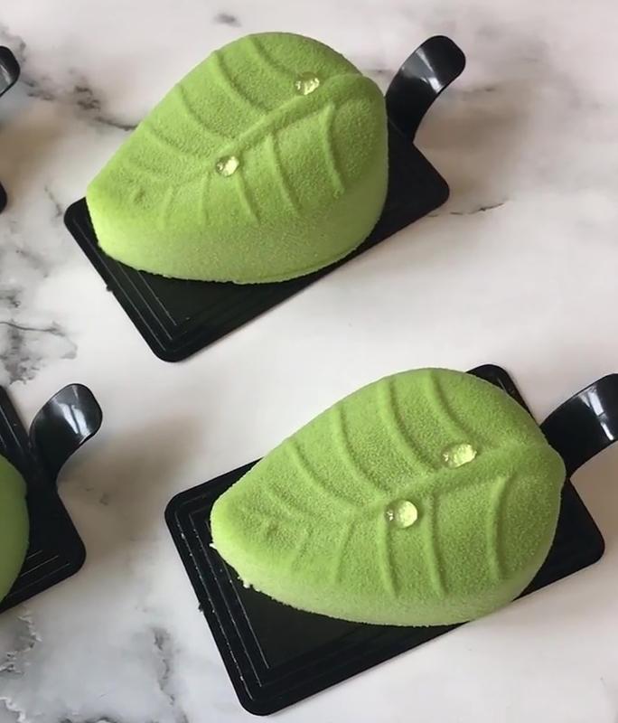 6 Holes Leaf Shaped Silicone Mold Candy Polymer Clay Fondant Mould Cake Decorating Gadgets Making Gumpaste Leaves Moulds