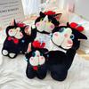 Black Cat Plush Pillow Cartoon Soft Toy Gift For Home Decor And Kids