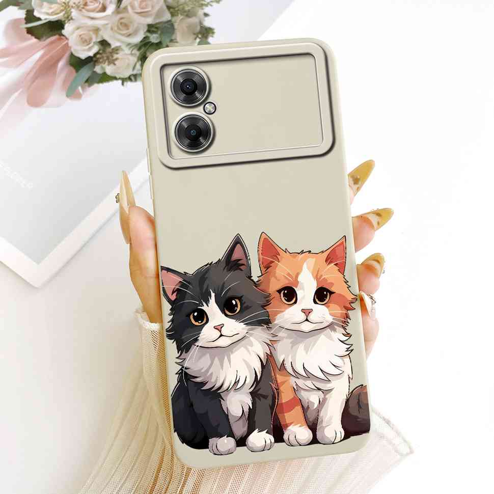 Sunflower Cartoon Cover For Xiaomi Poco M4 5G Cases Soft Silicone Phone Case For Xiaomi Poco M4 PocoM4 5G ShockProof Bumper