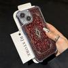 Persian Carpet Floral Pattern Plating Phone Case For iPhone 17 Air 16e 15 14 13 12 11 Pro Max Plus Mini SE Anti-Fall Airabag