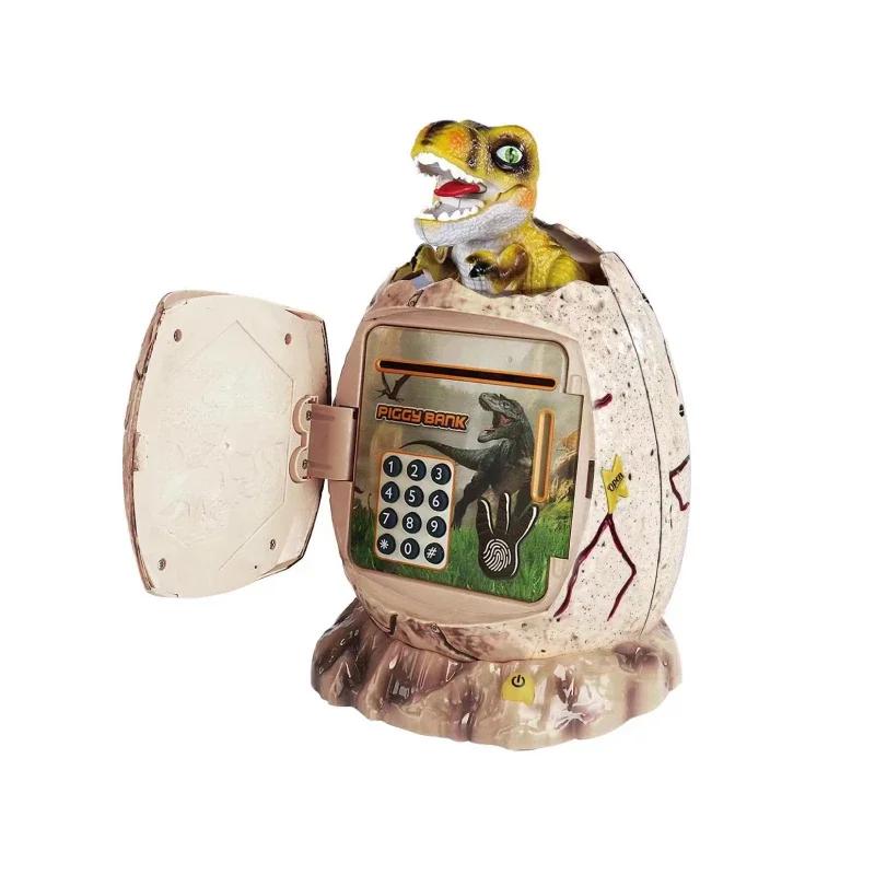 

Dinosaur Egg Piggy Bank Atm Money Saving Fingerprint Password Electronic Dino Cash Coin Moneybox Kids Christmas Gifts Boys toys